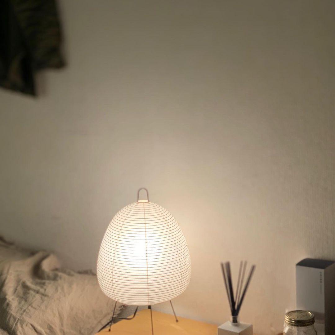 Aki – Lampe de table japonaise en papier de riz