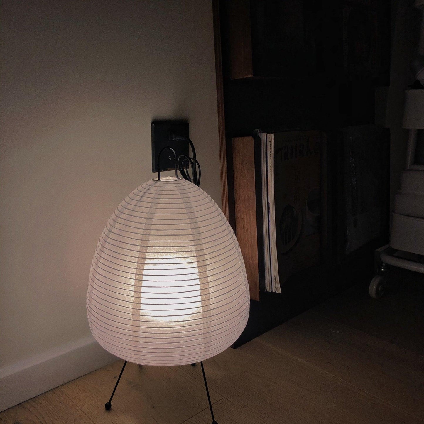 Aki – Lampe de table japonaise en papier de riz