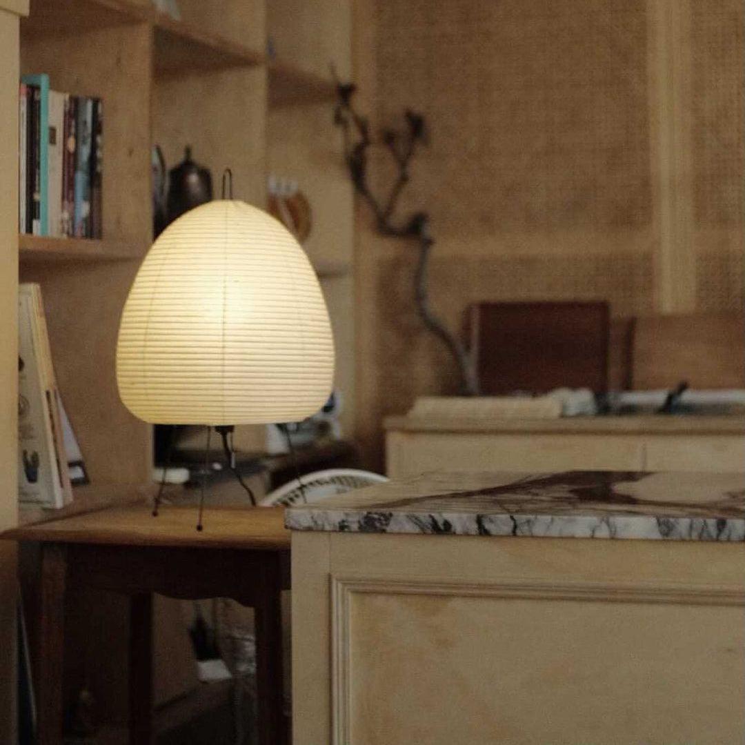 Aki – Lampe de table japonaise en papier de riz