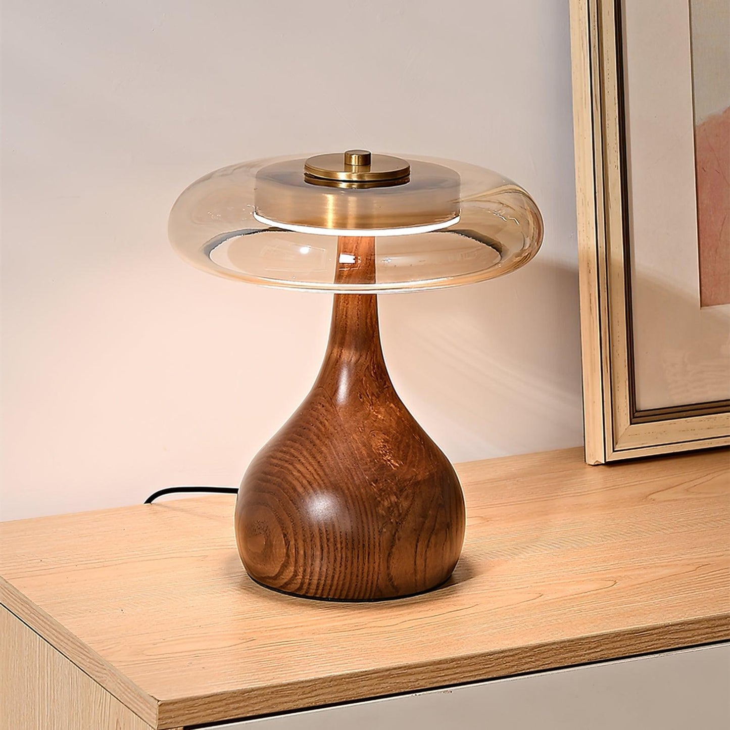 Andi – Lampe de table en verre