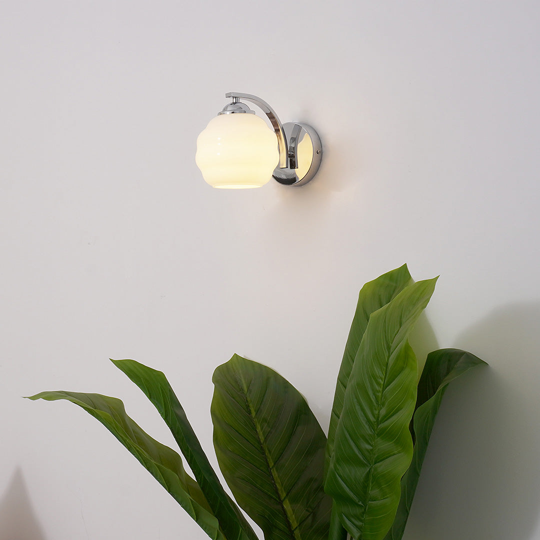 Prague – Applique murale en verre rétro style Europe centrale