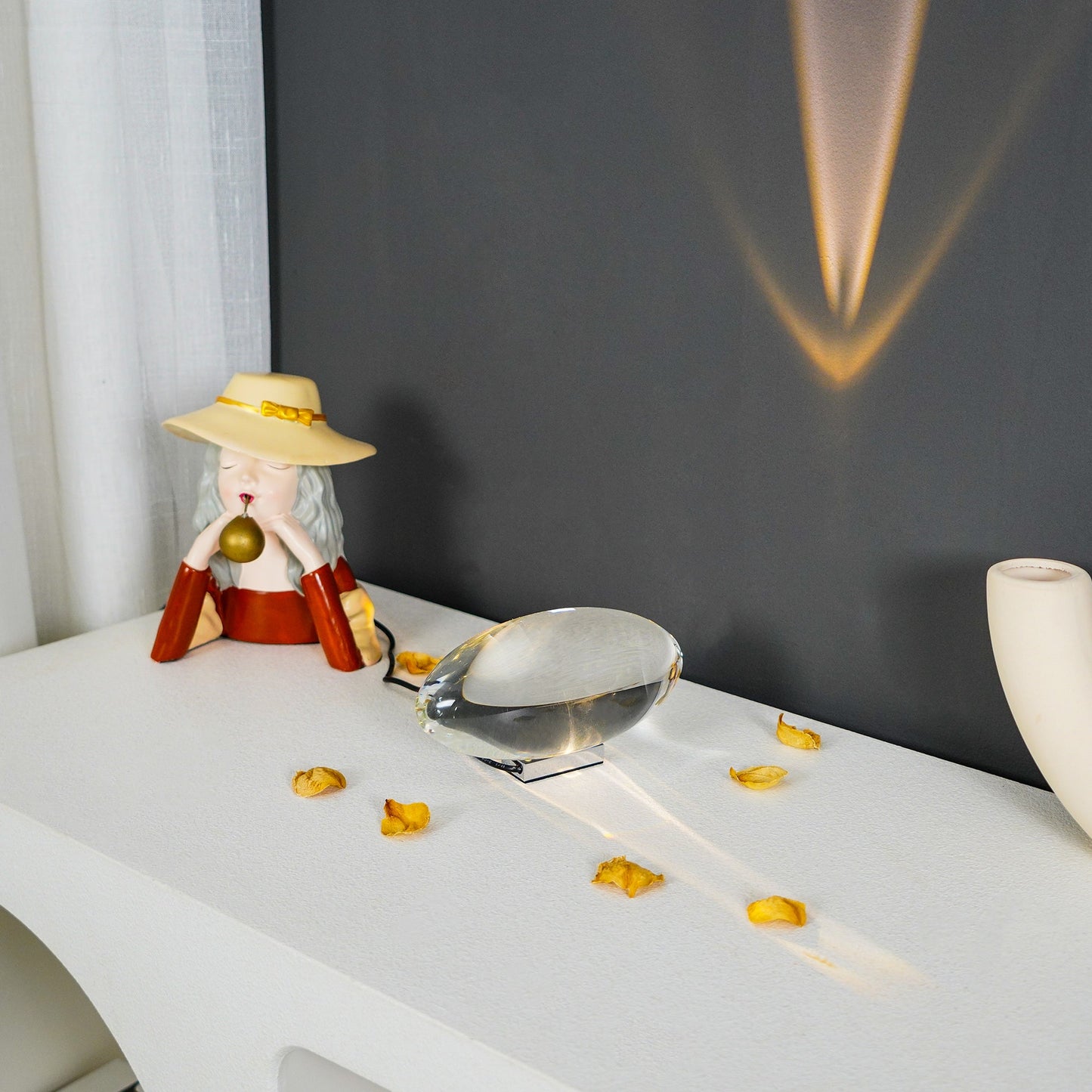 Priya – Créatif Coucher de Soleil Lampe de Table