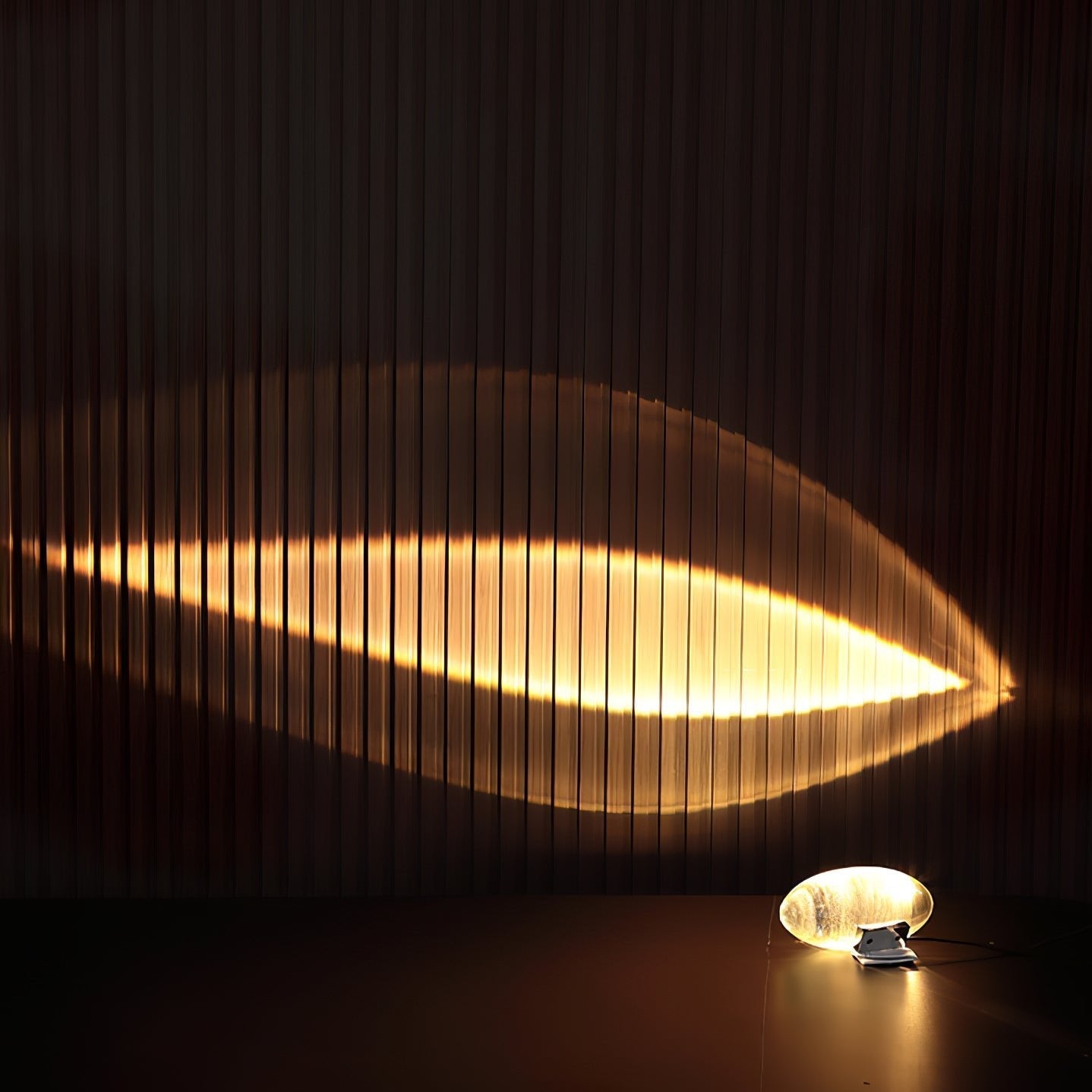 Priya – Créatif Coucher de Soleil Lampe de Table