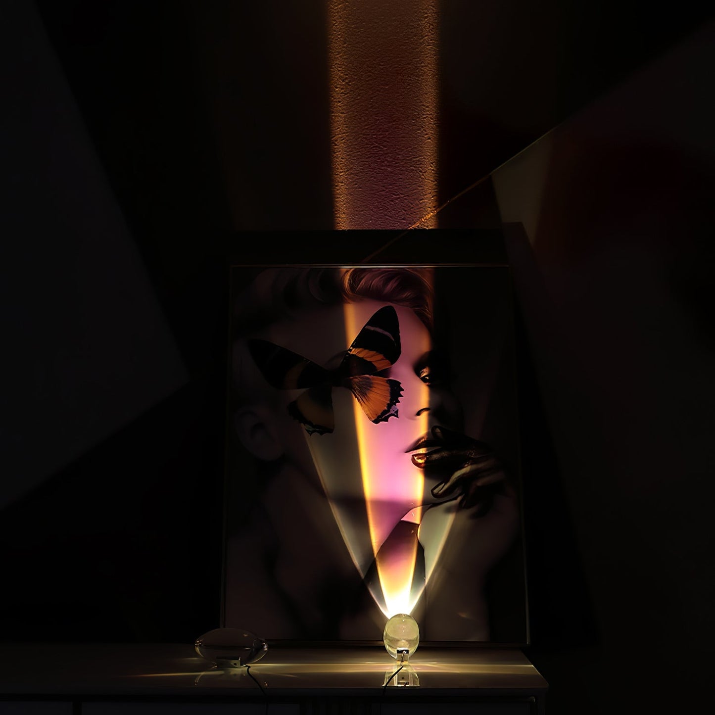 Priya – Créatif Coucher de Soleil Lampe de Table