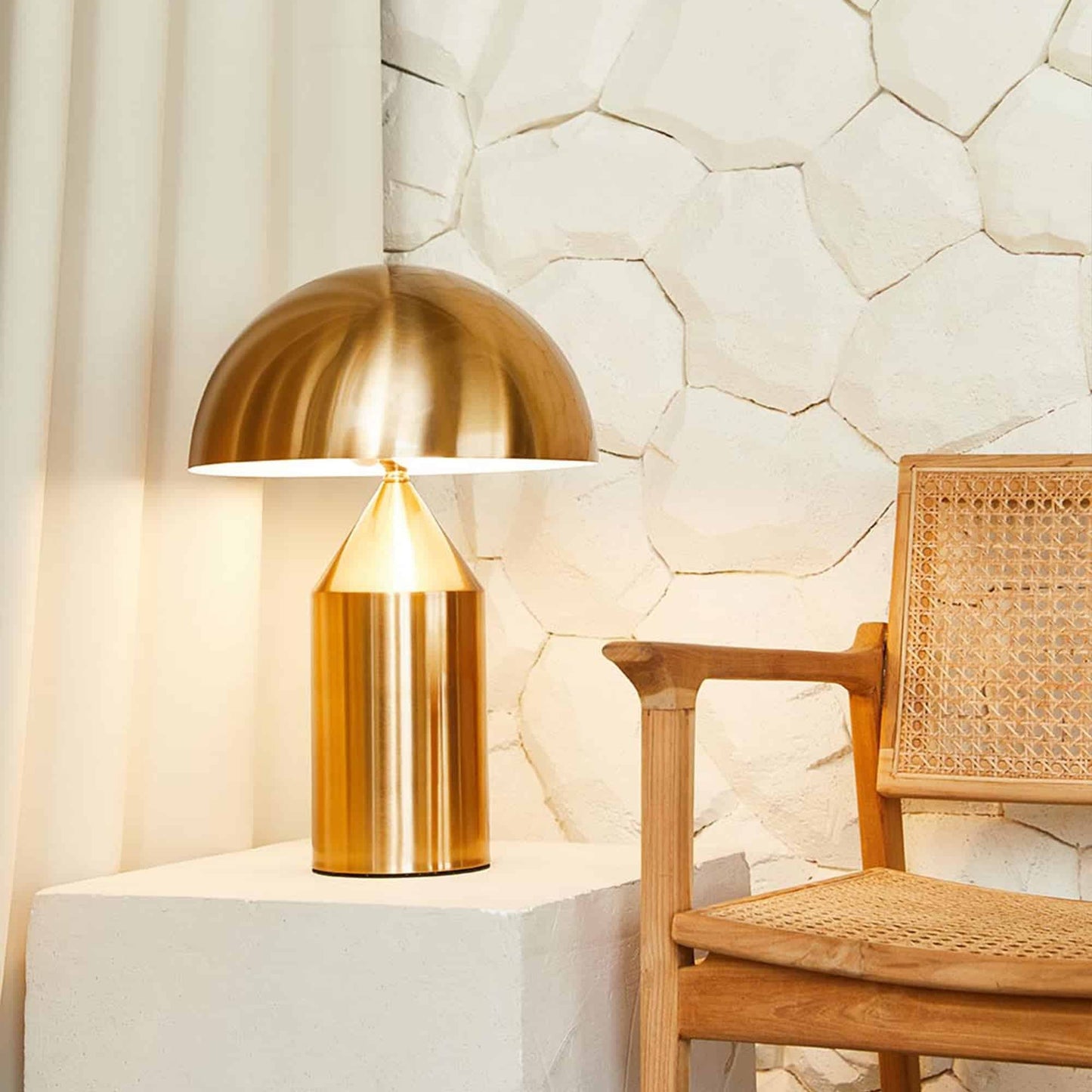 Noelia – Lampe de chevet simple avec protection des yeux