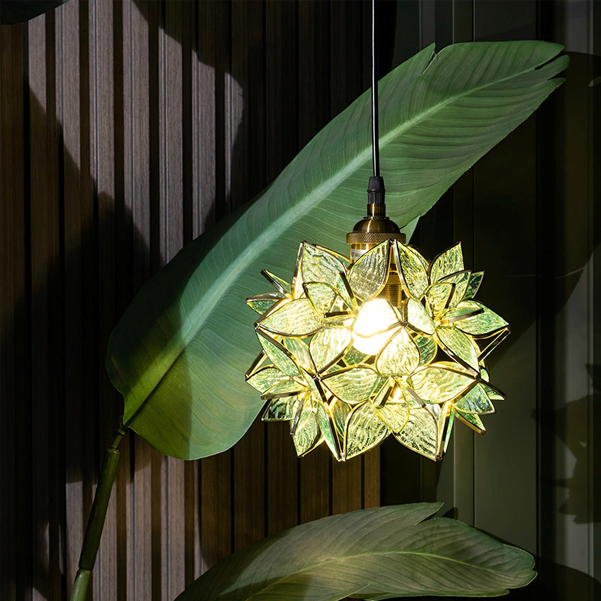 Capiz – Suspension en verre