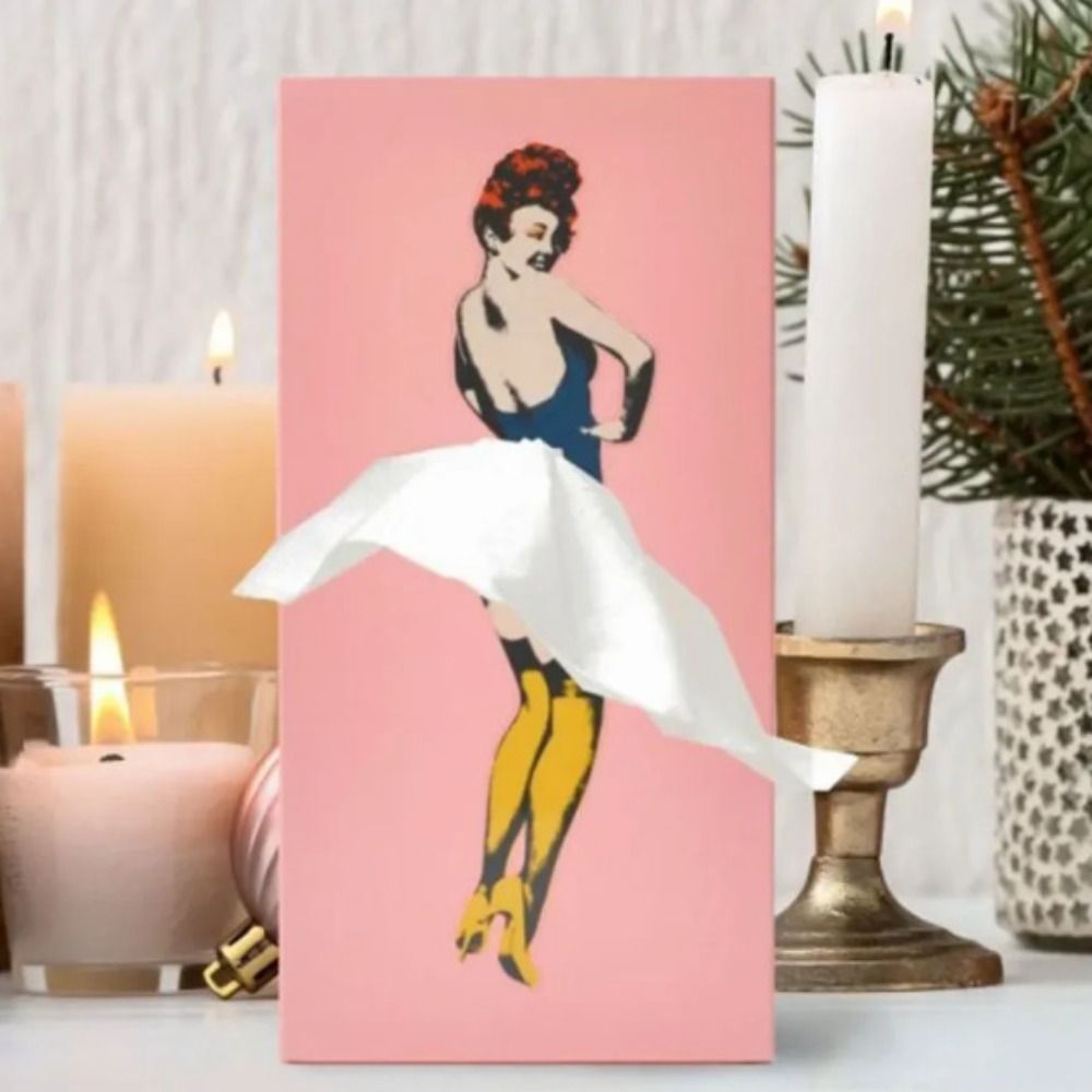 Distributeur de mouchoirs Jupe flottante – Design original et raffiné