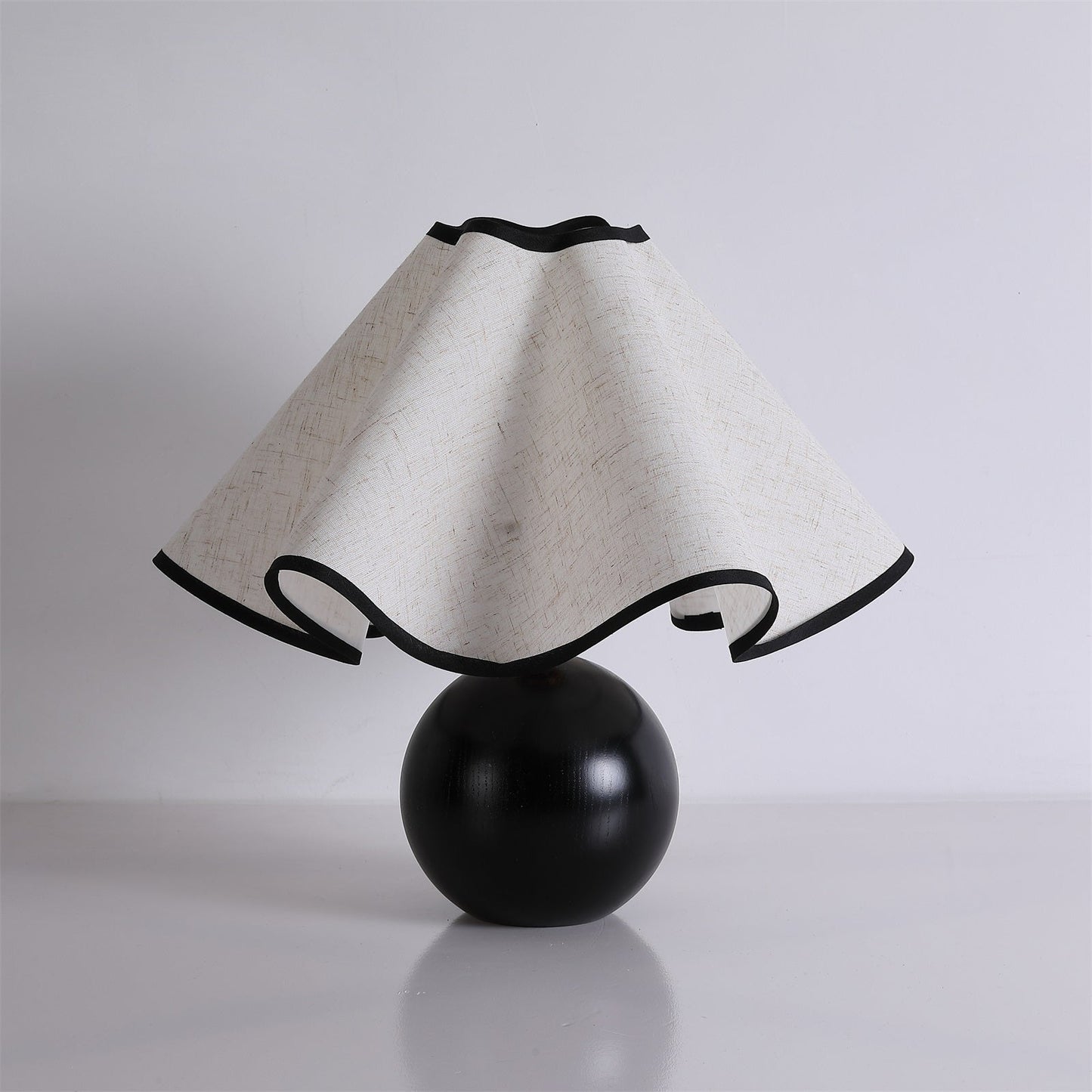 Enid – Lampe de Table Vintage en Design Bois Rétro