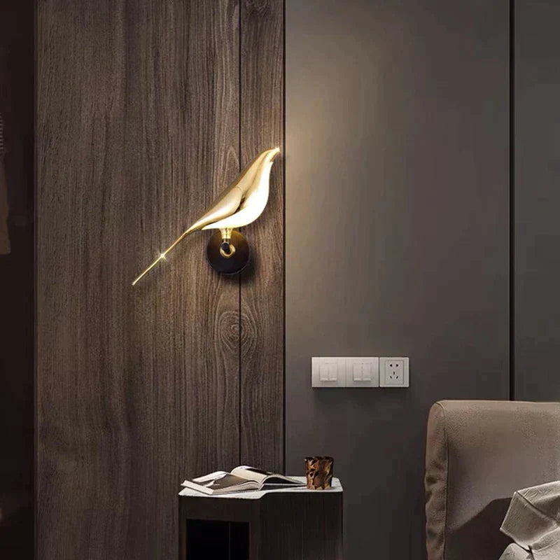 Applique nordique LED pour oiseaux