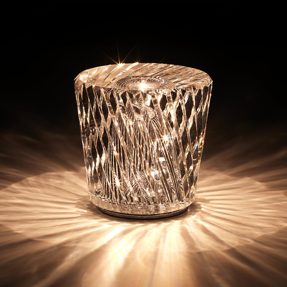 Sakura – Lampe de Table en Cristal-Diamant