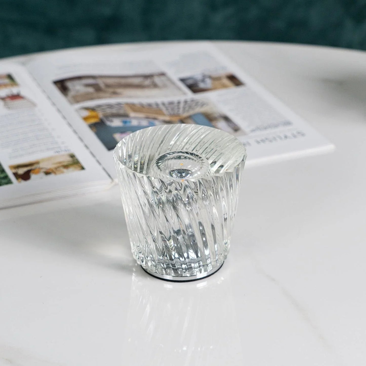Sakura – Lampe de Table en Cristal-Diamant