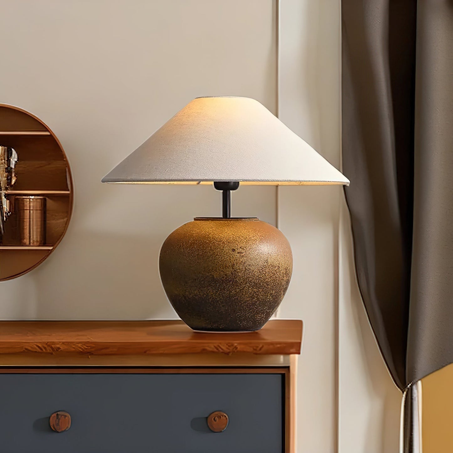 Kenzo – Lampe de table rétro japonaise