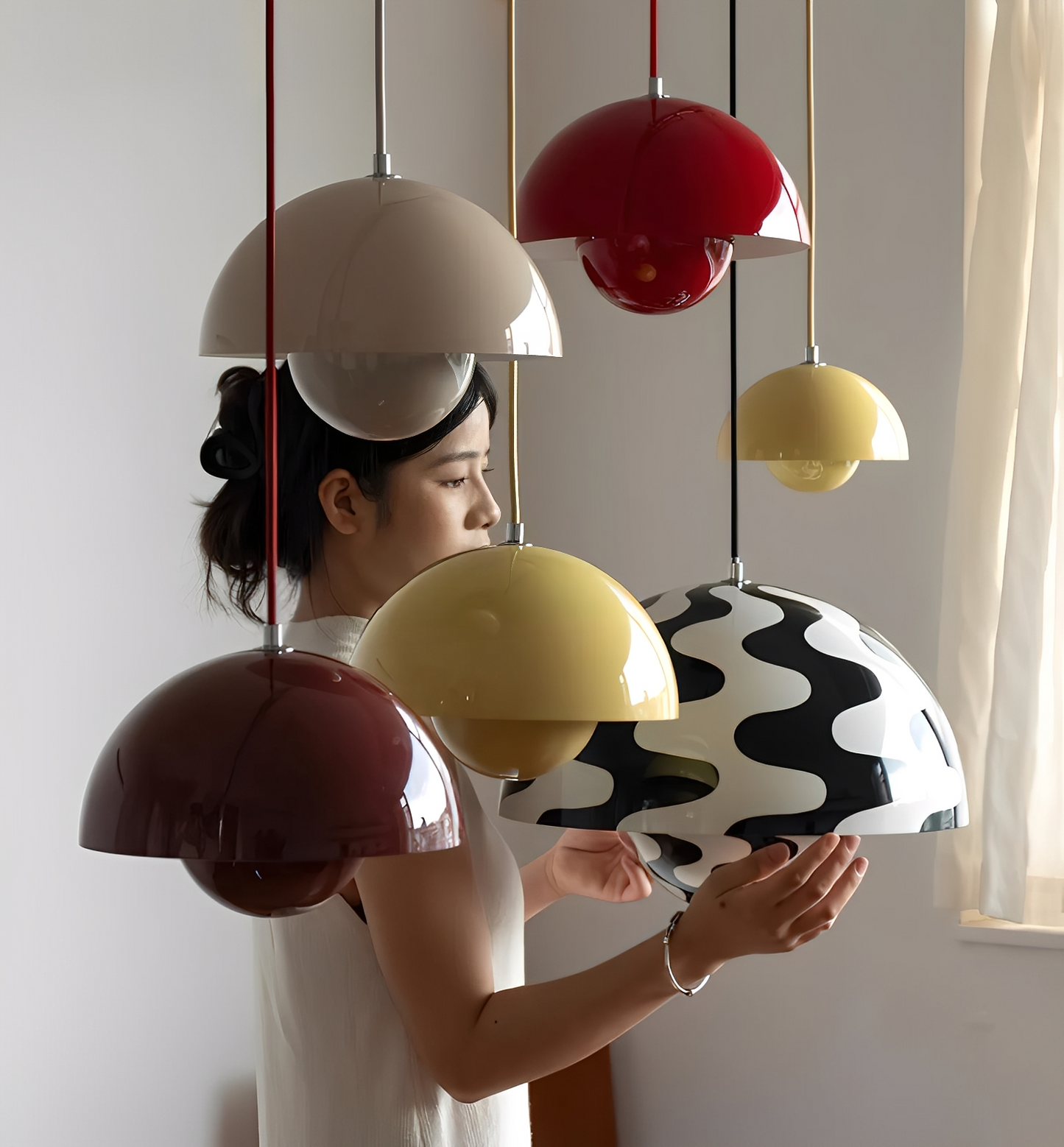 Kaori – Mini Lustre Moderne à Une Flamme