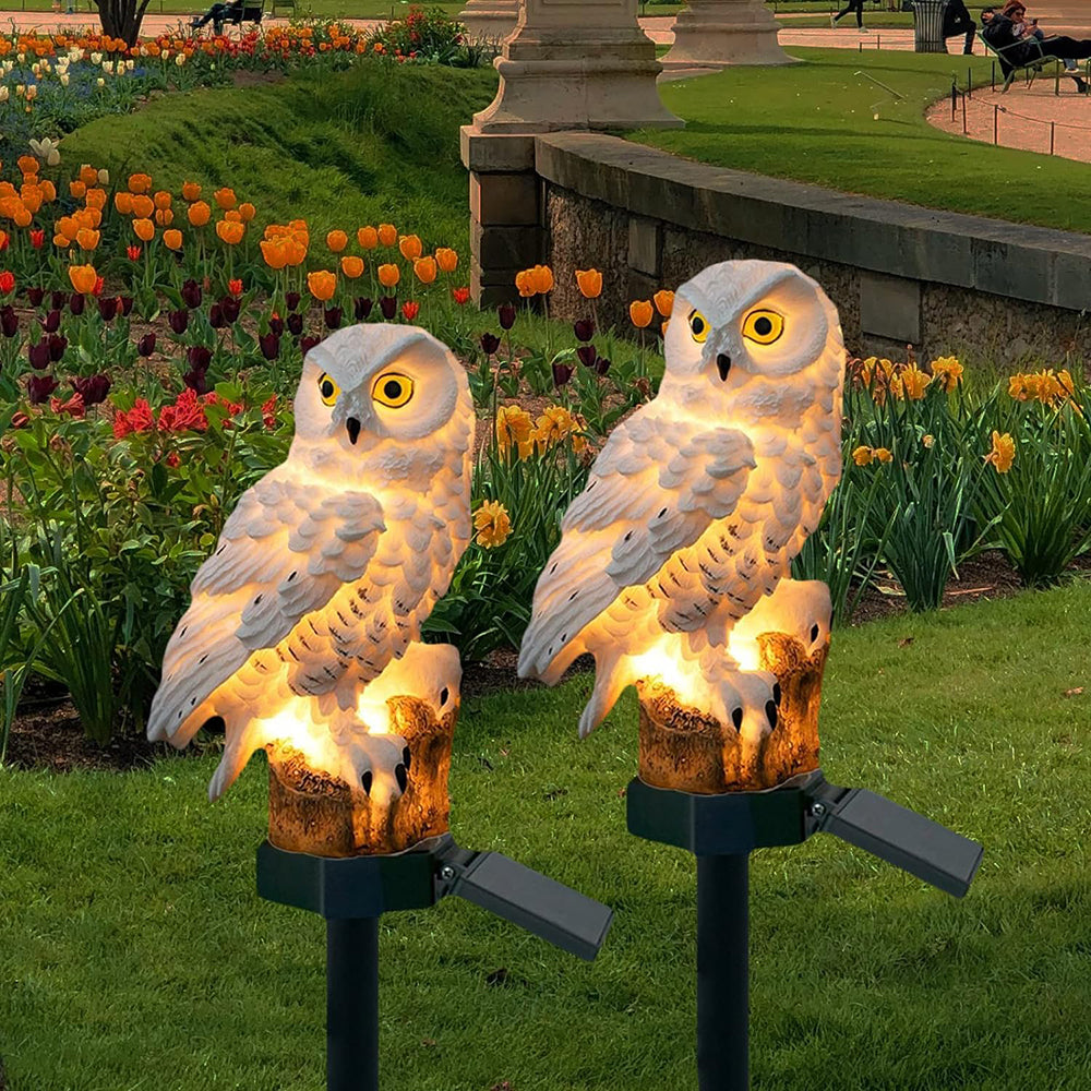 Lumo – Lampe Solaire Chouette pour Jardin & Terrasse