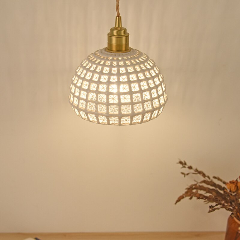 Elinor – Lampe suspendue en cuivre scandinave