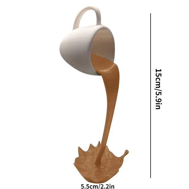 Décoration de tasse à café flottante