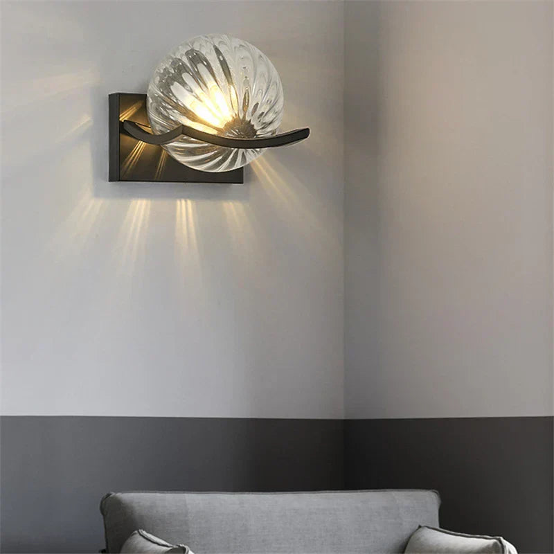 Nolan – Applique murale LED moderne en verre