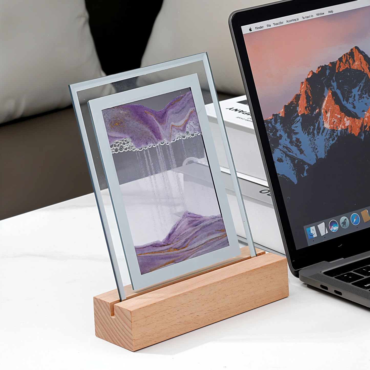 3DFlow - Veilleuse cadre créatif avec sable mouvant décoratif
