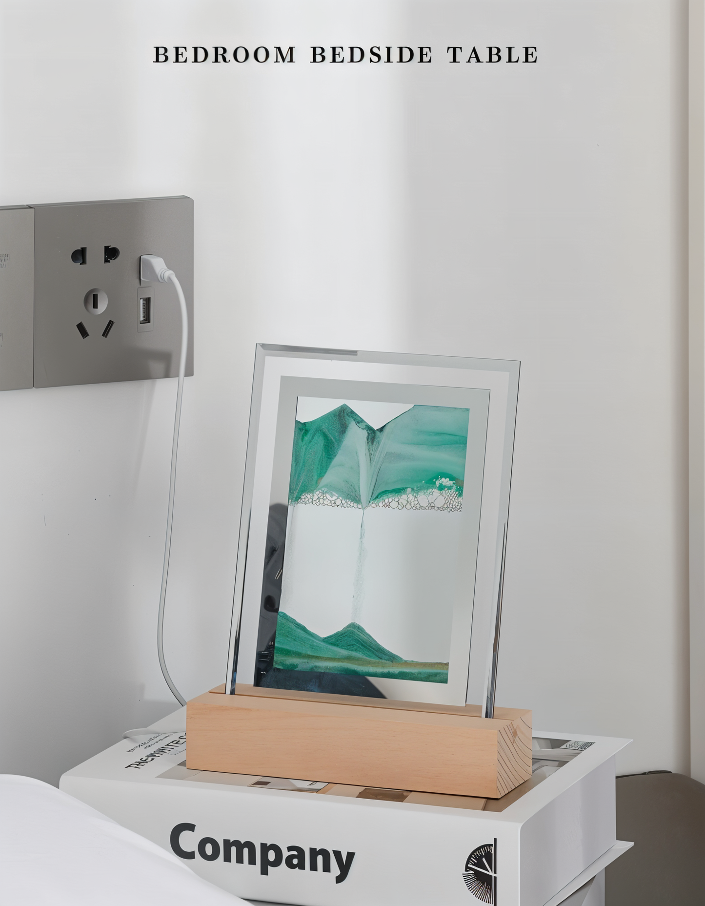 3DFlow - Veilleuse cadre créatif avec sable mouvant décoratif