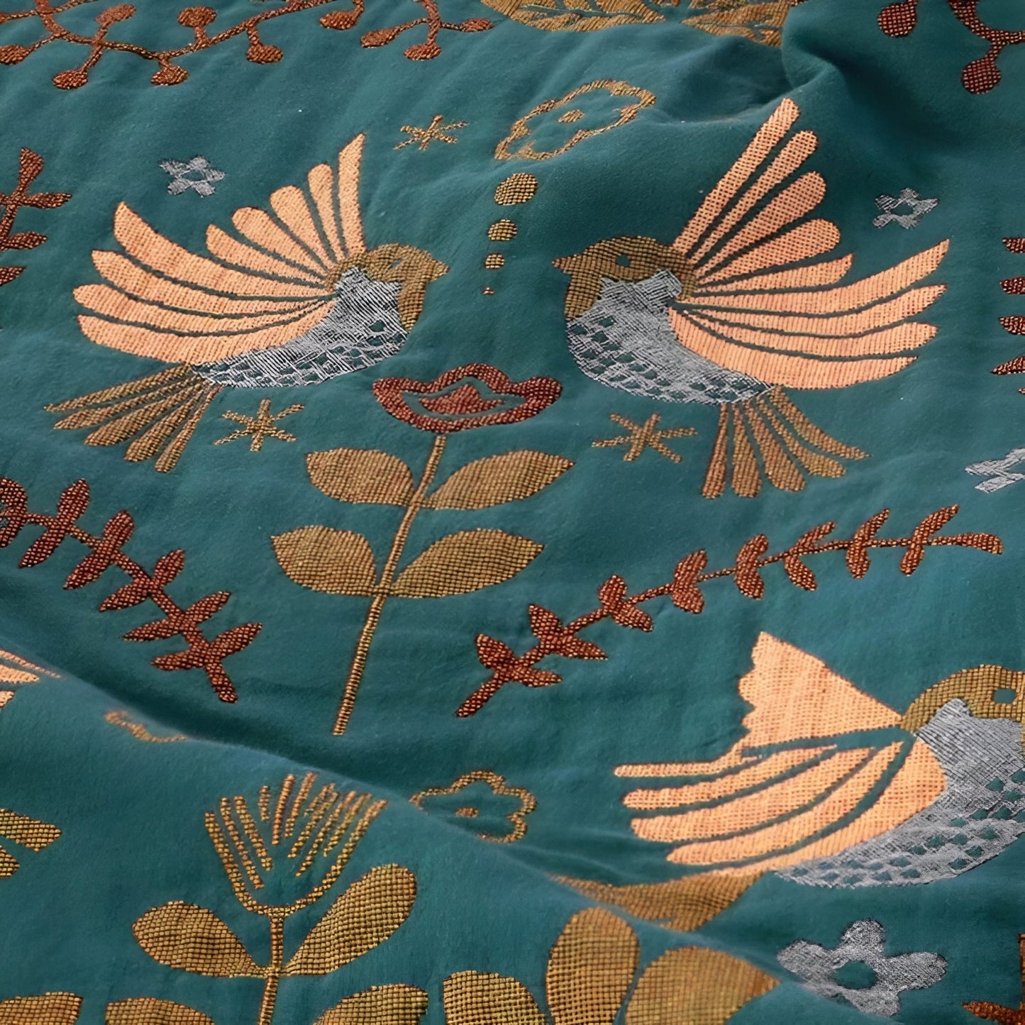 Reve Nomade – Couverture boheme en coton reversible