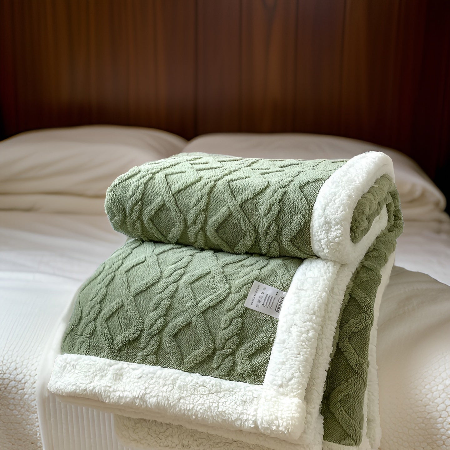 Cozy Cuddle - Couverture en cachemire polaire double face pour des nuits chaleureuses et stylées