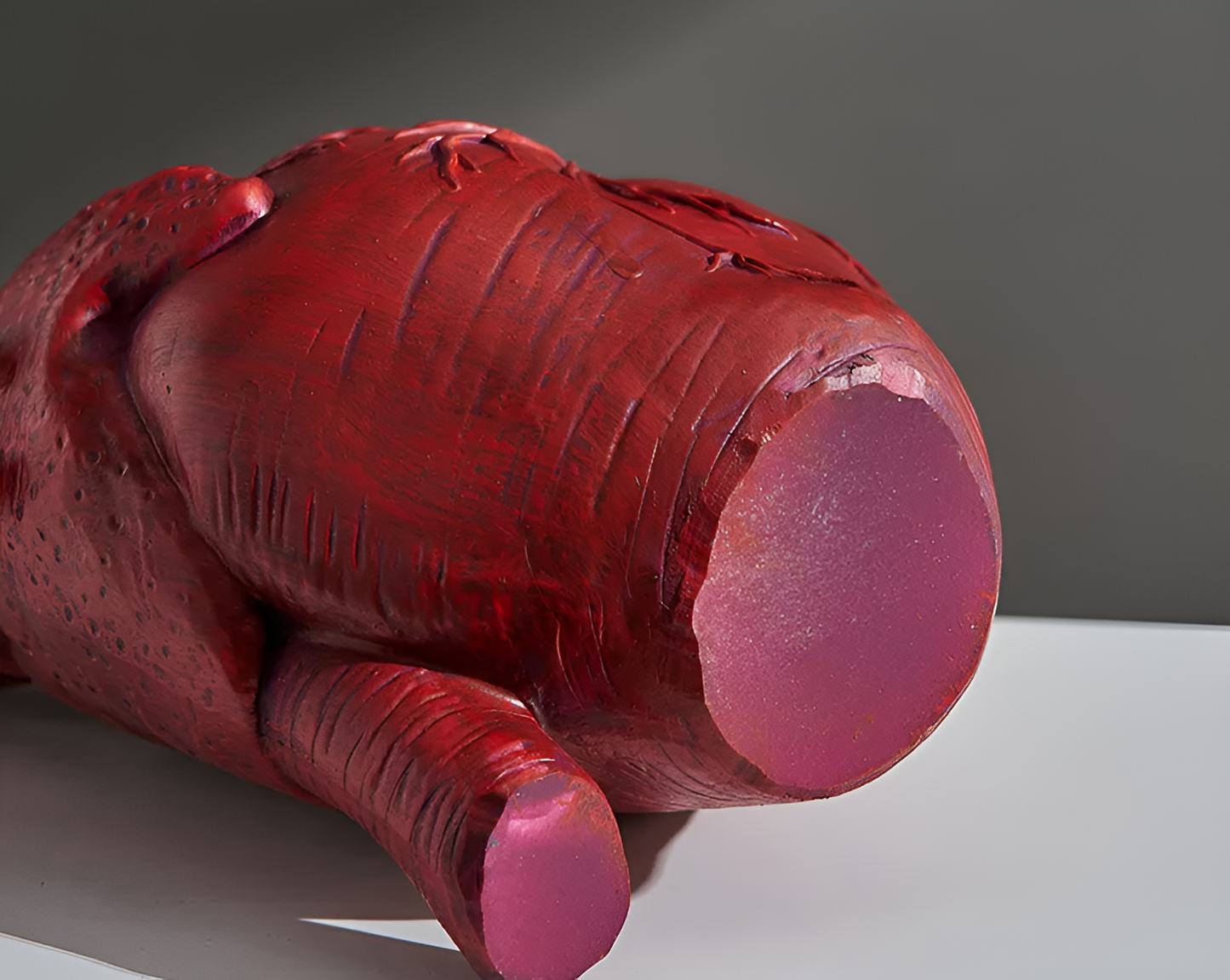 Cœur de Bambou – Vase en forme de cœur en bambou et bois naturel