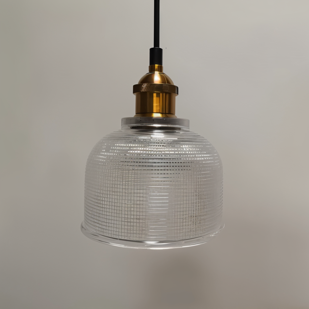 VerreSonore – Suspension rétro en cloche colorée