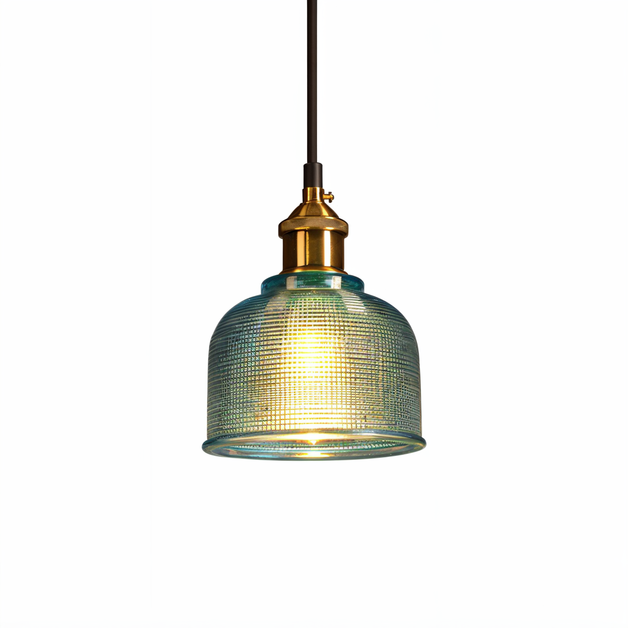 VerreSonore – Suspension rétro en cloche colorée