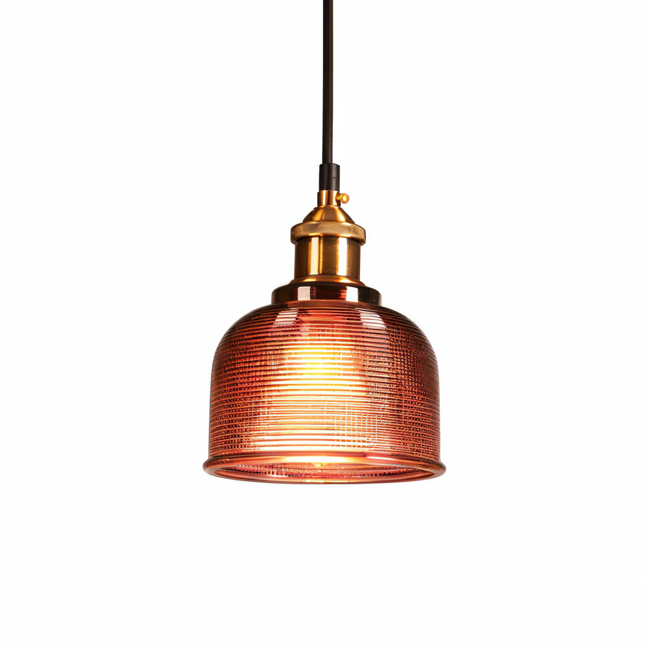 VerreSonore – Suspension rétro en cloche colorée