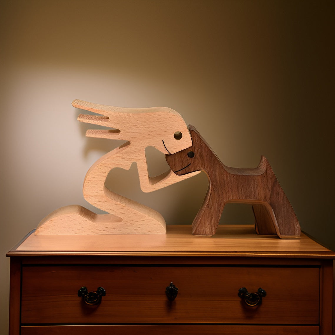 Ames Soeurs – Sculpture artisanale du lien chien-humain
