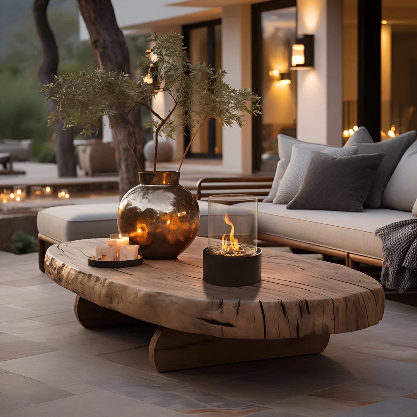Brasero de table en métal – Compact, stylé et fonctionnel