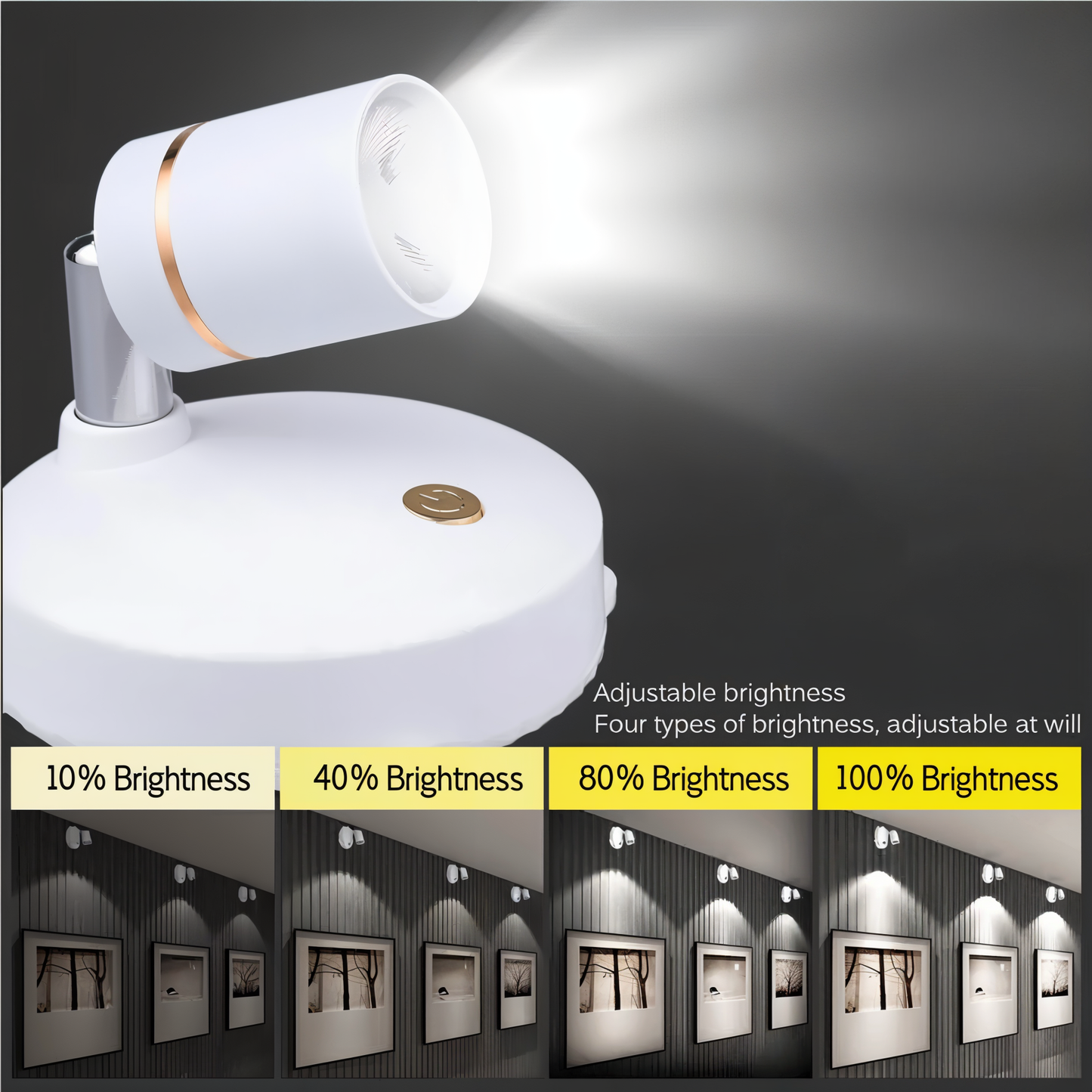 Projecteur LED Sans Fil Pour Éclairage D'accentuation