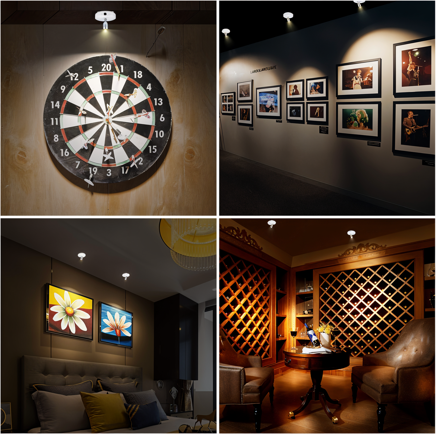 Projecteur LED Sans Fil Pour Éclairage D'accentuation
