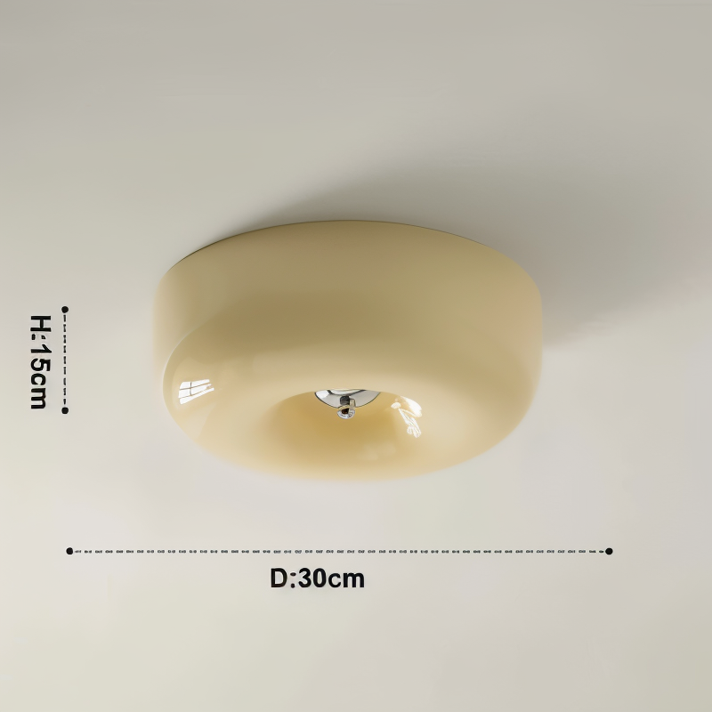 Lumiere Glacee – Plafonnier rond en forme de donut