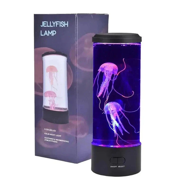 Lampe LED méduse à changement de couleur