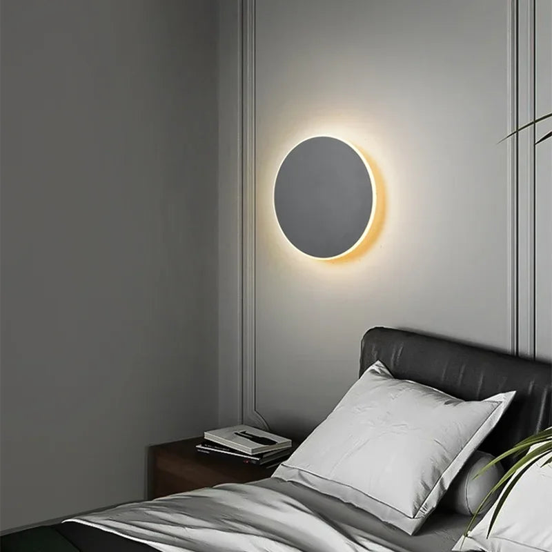 Applique Murale LED Ronde – Éclairage Moderne pour Ambiance Chaleureuse