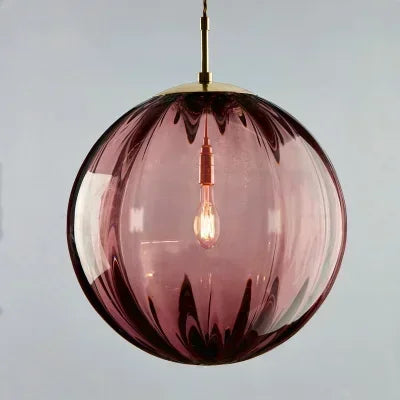 Lustre créatif en verre artistique