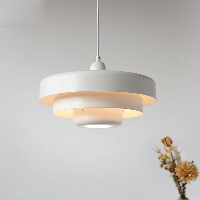 Lampe pendante en gradins moderne du milieu du siècle
