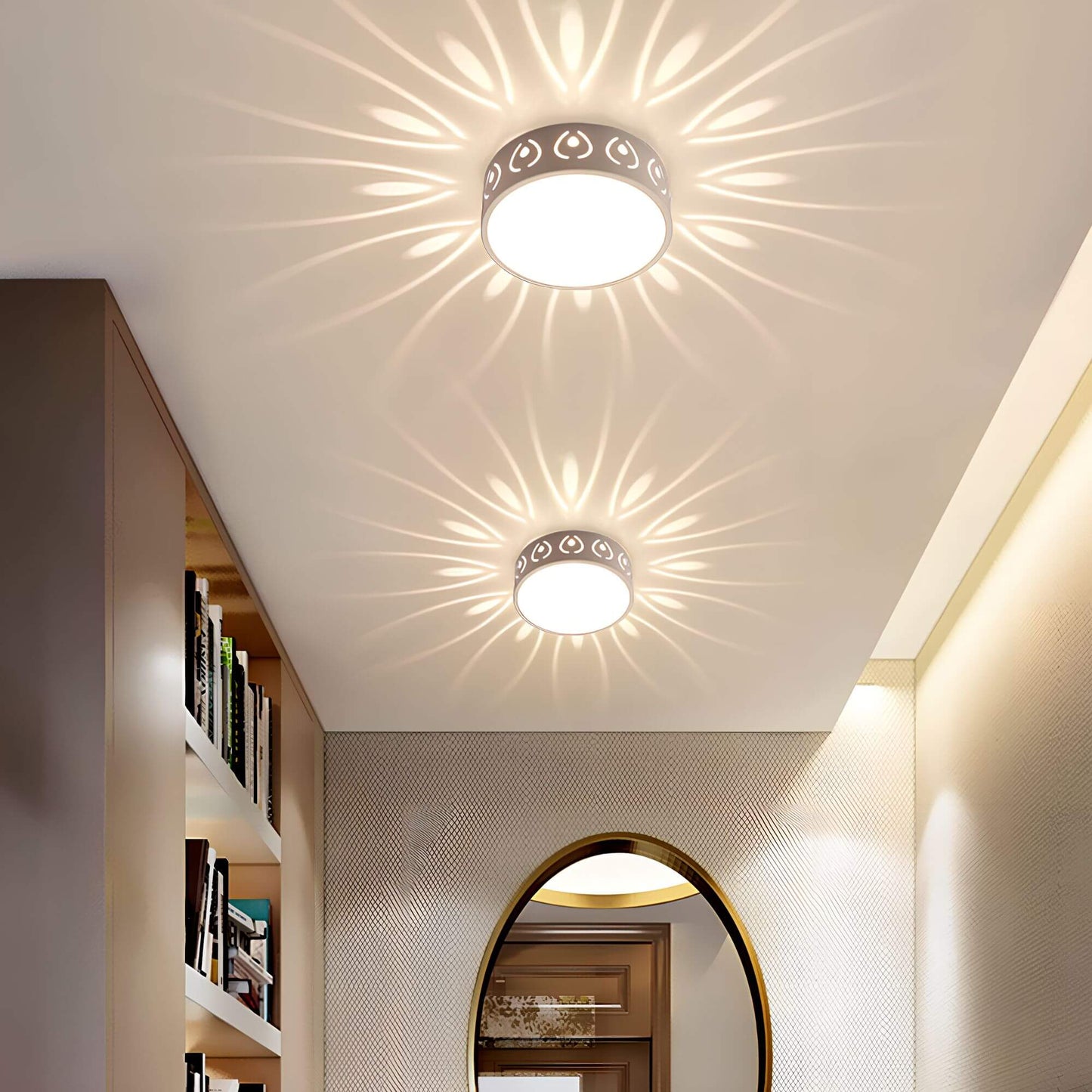 Plafonnier LED Moderne – Éclairage Étanche pour Entrée, Couloir et Balcon