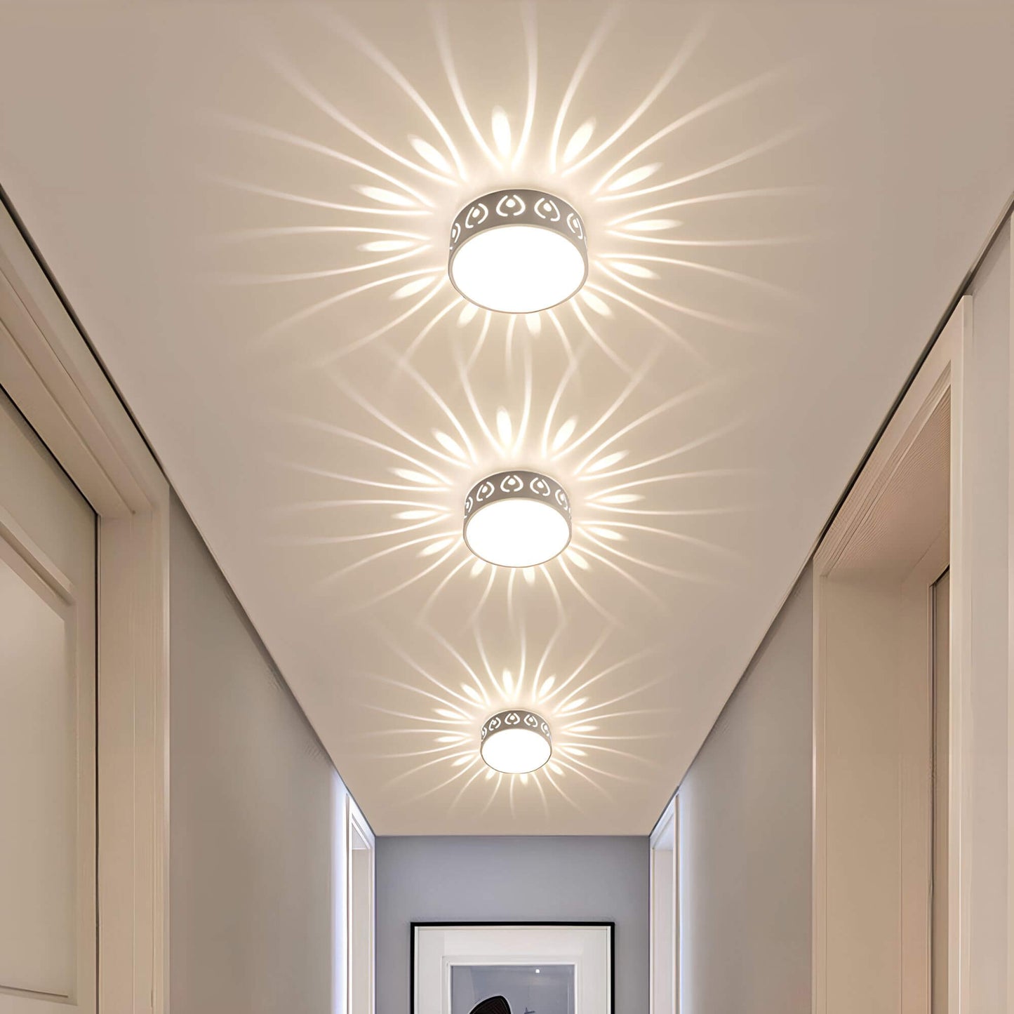 Plafonnier LED Moderne – Éclairage Étanche pour Entrée, Couloir et Balcon