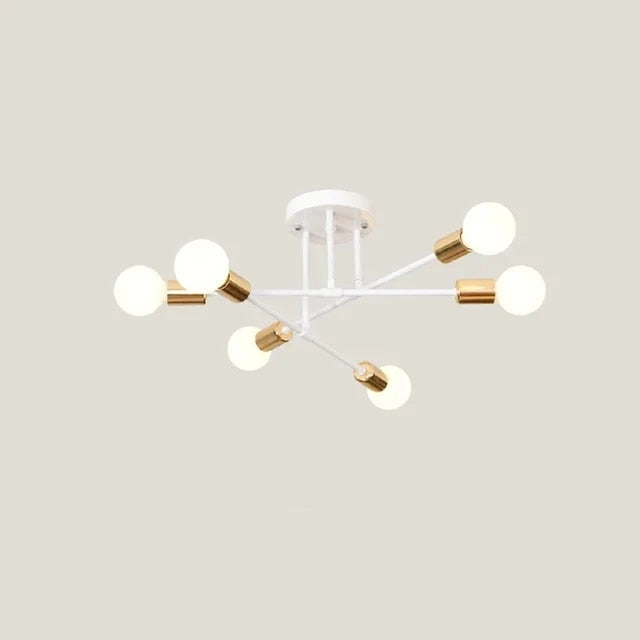 PlumeLumière – Plafonnier LED à l’aura douce et organique