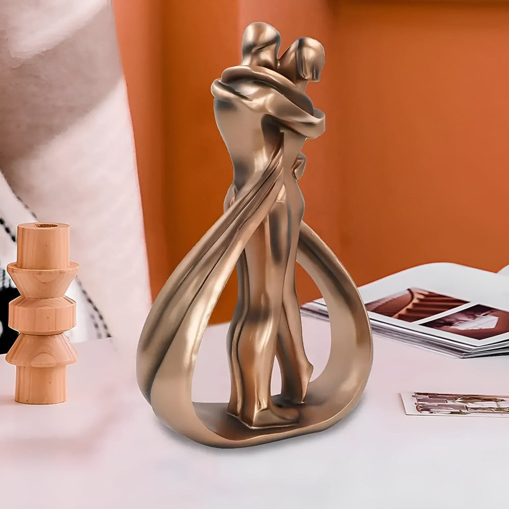 Renai – Figurine de décoration romantique « Couple amoureux »