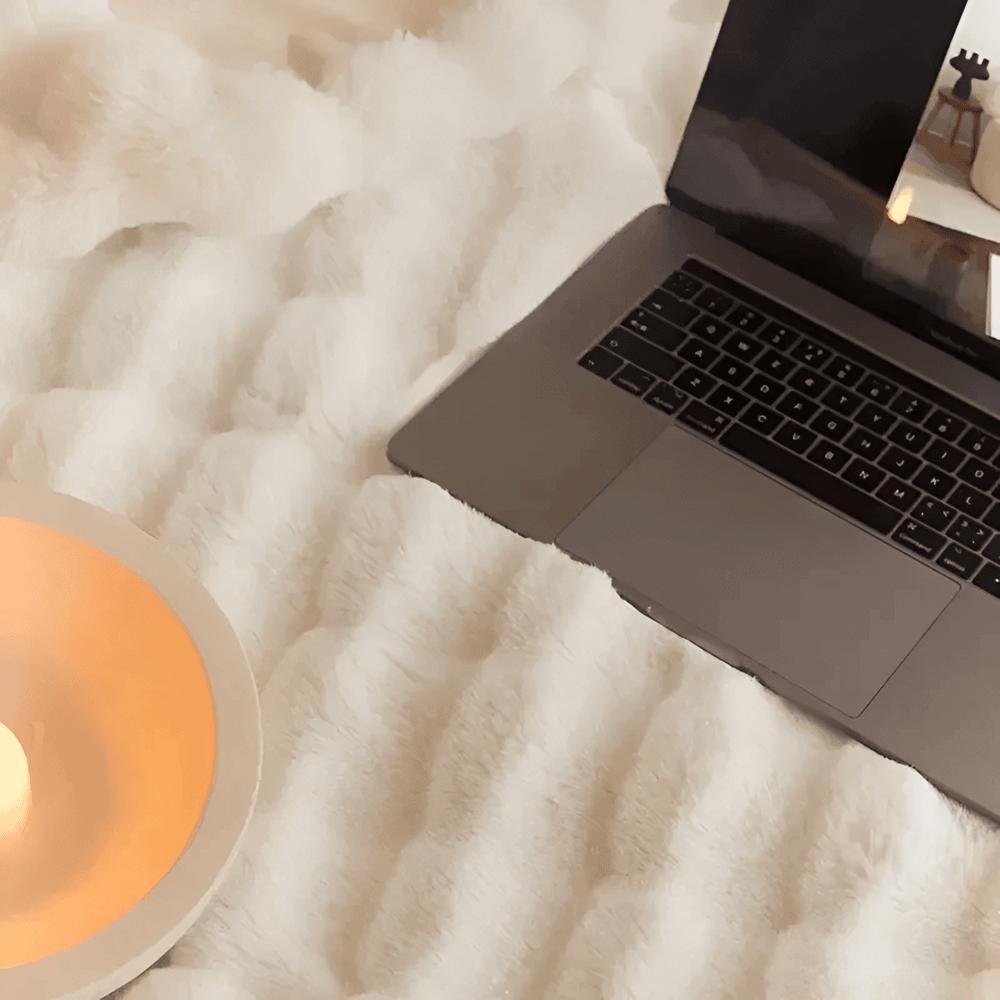 Hana – Couverture en velours bulles douce