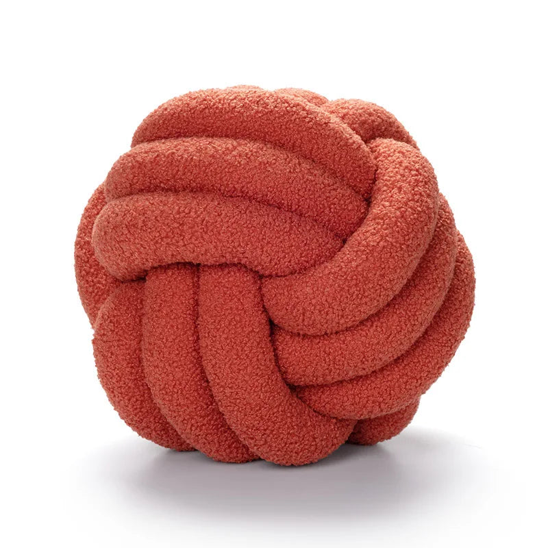 NœudTissé | Coussin de Jet Fait à la Main