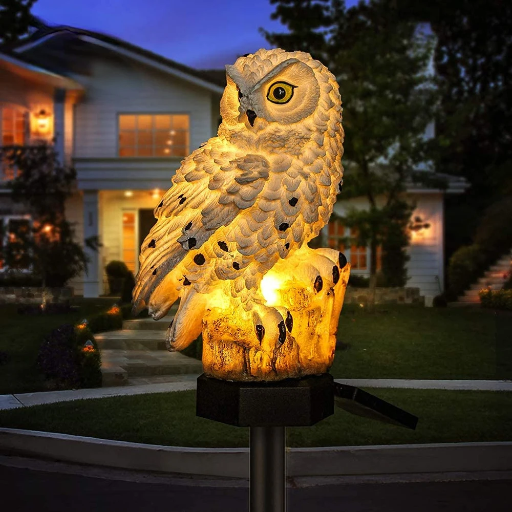 Lumo – Lampe Solaire Chouette pour Jardin & Terrasse