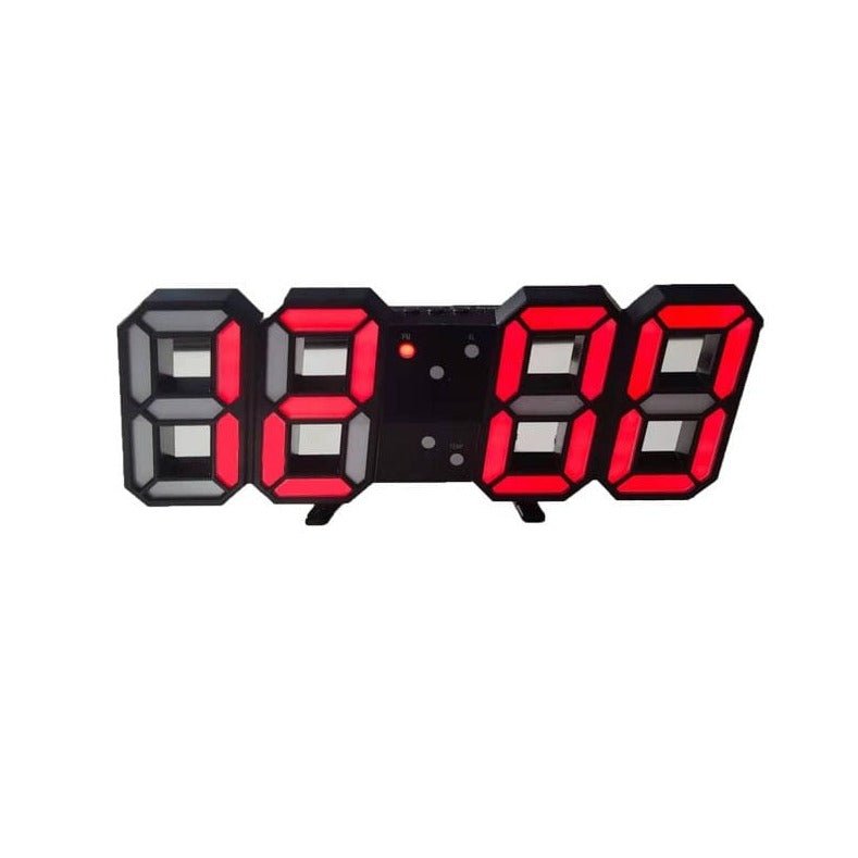 LumiHorloge – Horloge murale LED 3D avec intensité réglable
