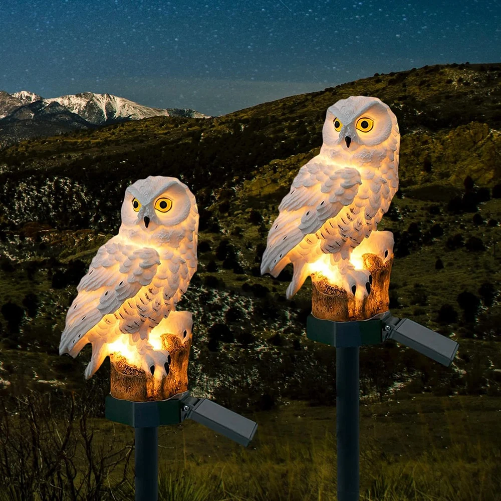 Lumo – Lampe Solaire Chouette pour Jardin & Terrasse