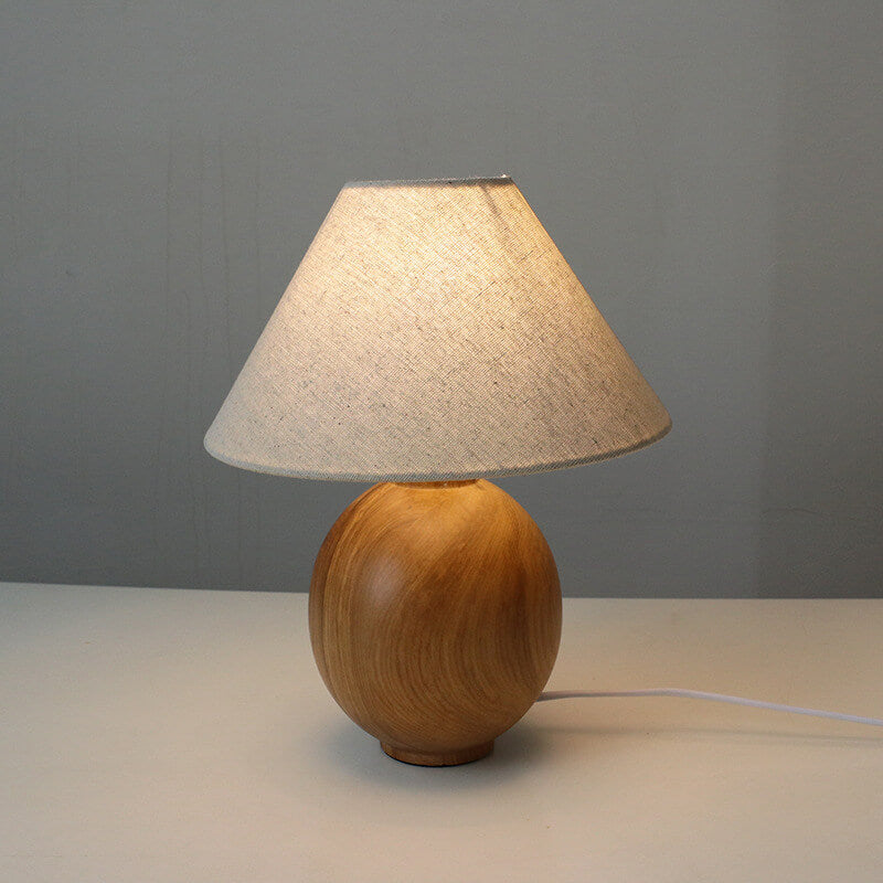 Esnyr – Lampe de table en bois simple