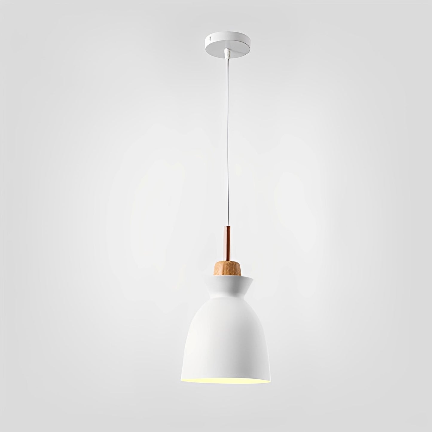Mateo – Lustre en bois industriel