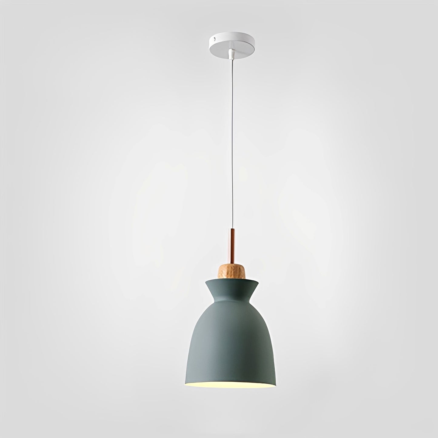 Mateo – Lustre en bois industriel
